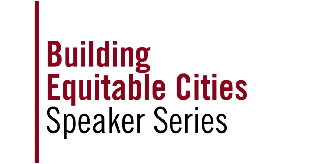 Building Equitable Cities Logo